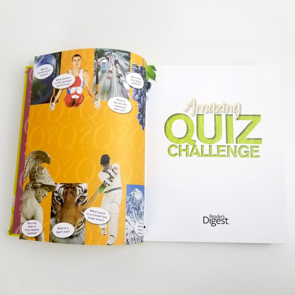 Amazing Quiz Challenge: More than 8000 Questions (Hardcover, 2012) Trivia Brain