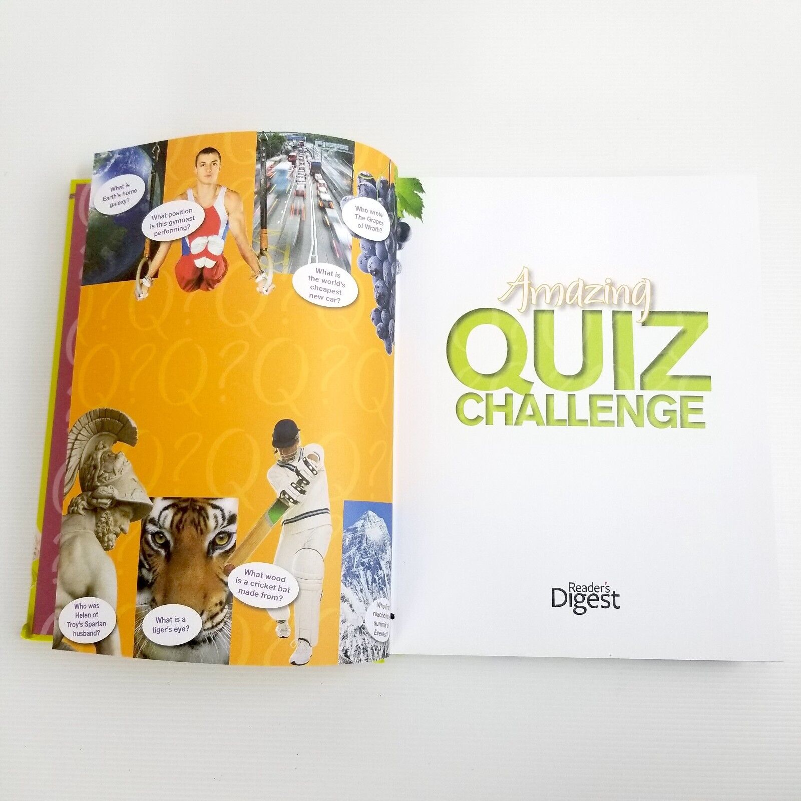 Amazing Quiz Challenge: More than 8000 Questions (Hardcover, 2012) Trivia Brain