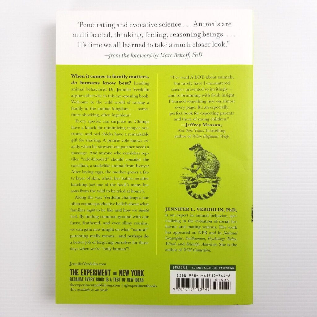 Raised by Animals by biologist Jennifer Verdolin PhD (Paperback, 2017)