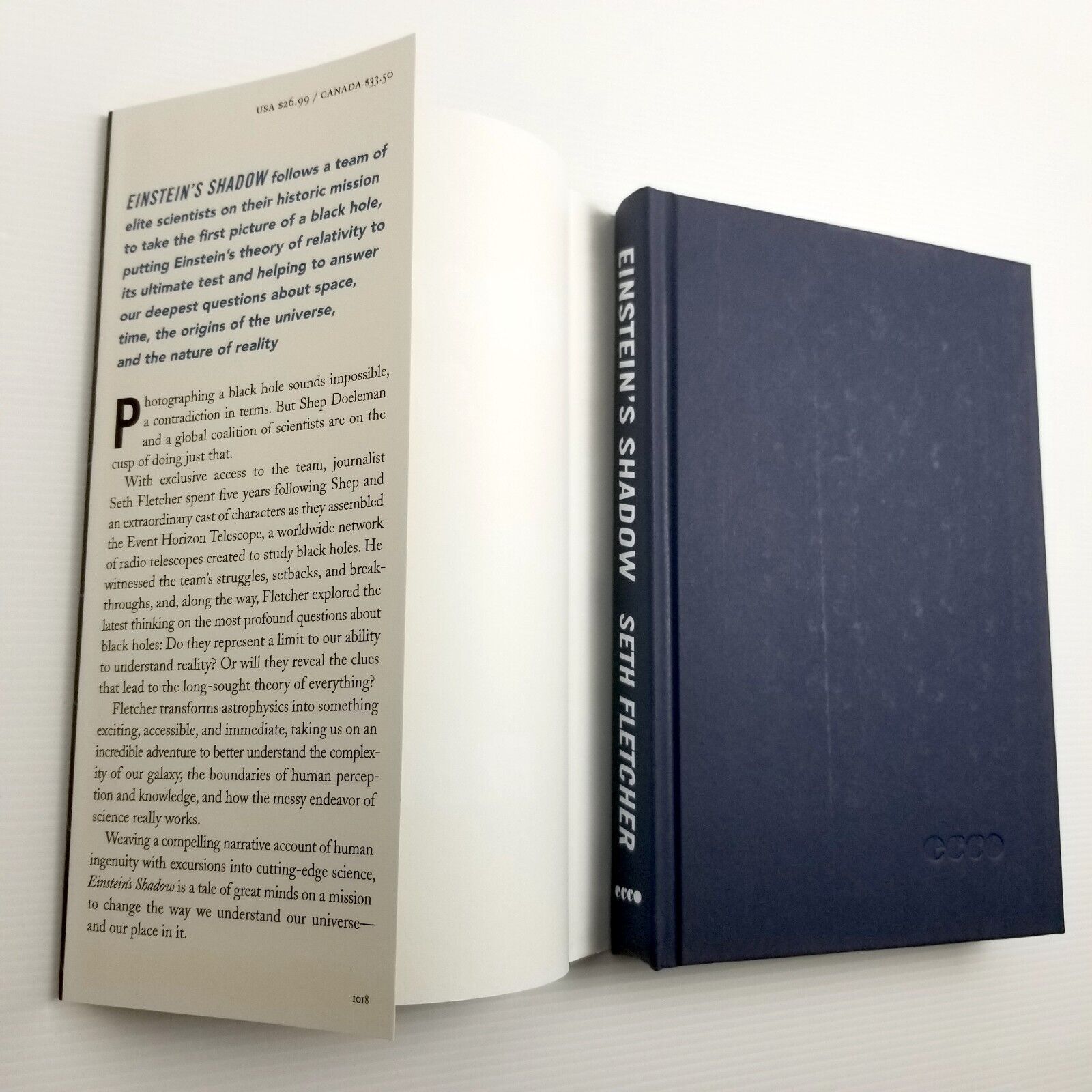 Einstein's Shadow by Seth Fletcher (Hardcover, 2018) Scientists Black Hole Space