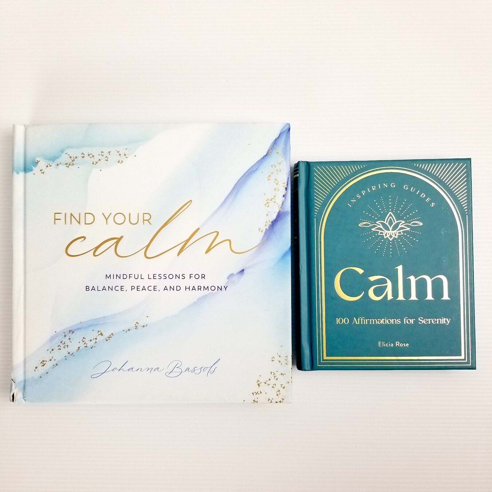 2pk Book Bundle: Calm & Find Your Calm, Hardcover, Mindfulness Wellbeing Peace