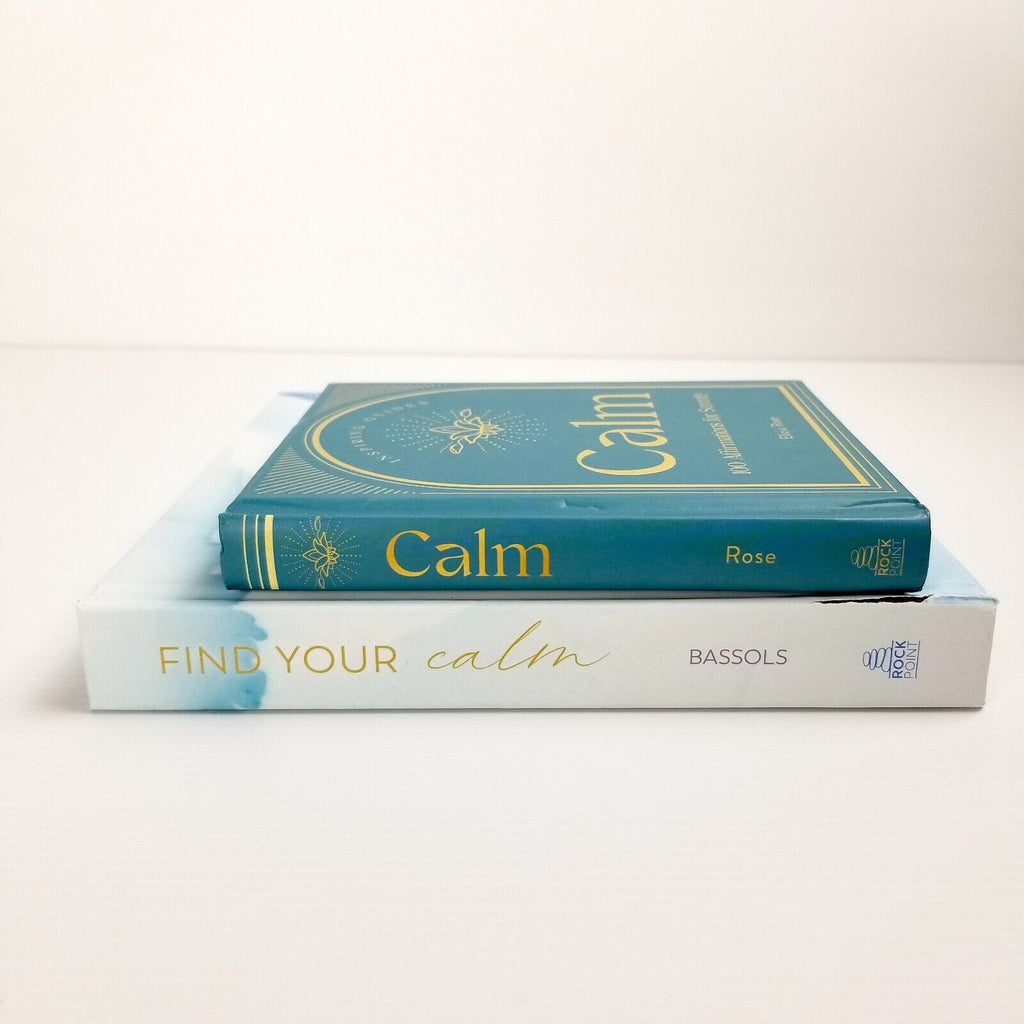 2pk Book Bundle: Calm & Find Your Calm, Hardcover, Mindfulness Wellbeing Peace