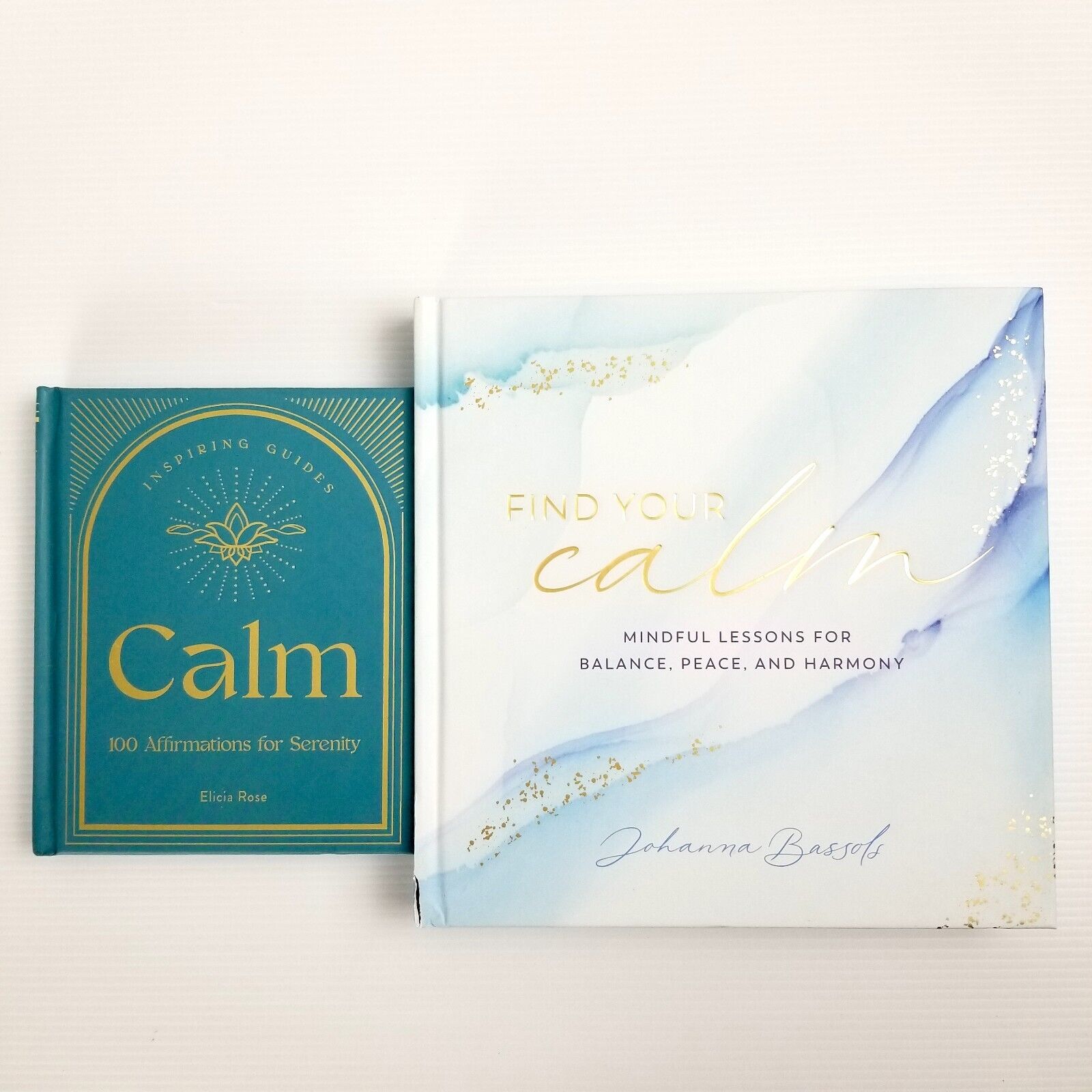 2pk Book Bundle: Calm & Find Your Calm, Hardcover, Mindfulness Wellbeing Peace