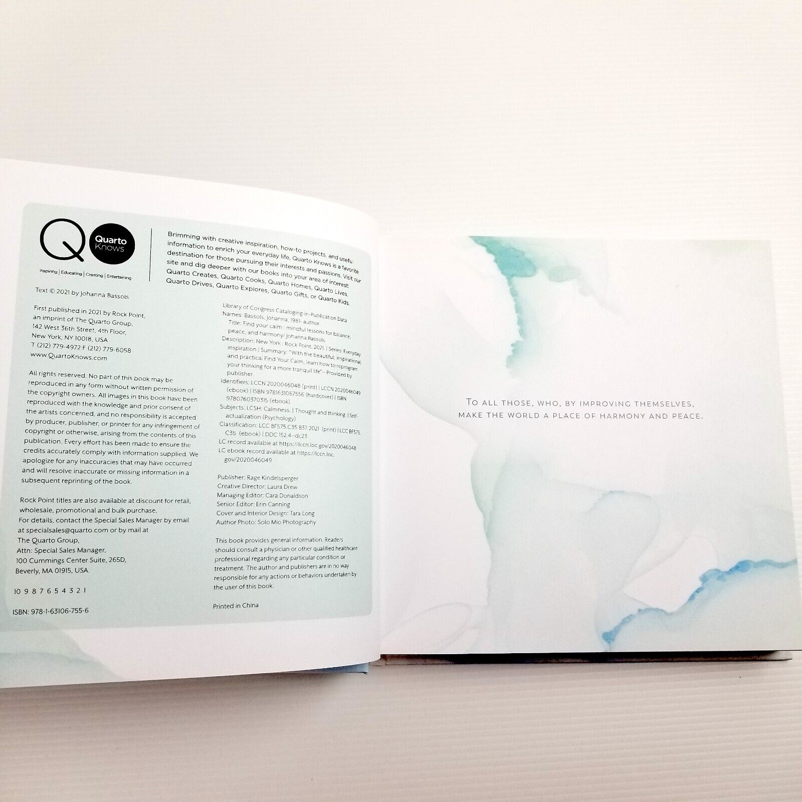 Find Your Calm: 100 Ways to Learn to Be Kind to Your Mind by Johanna Bassols