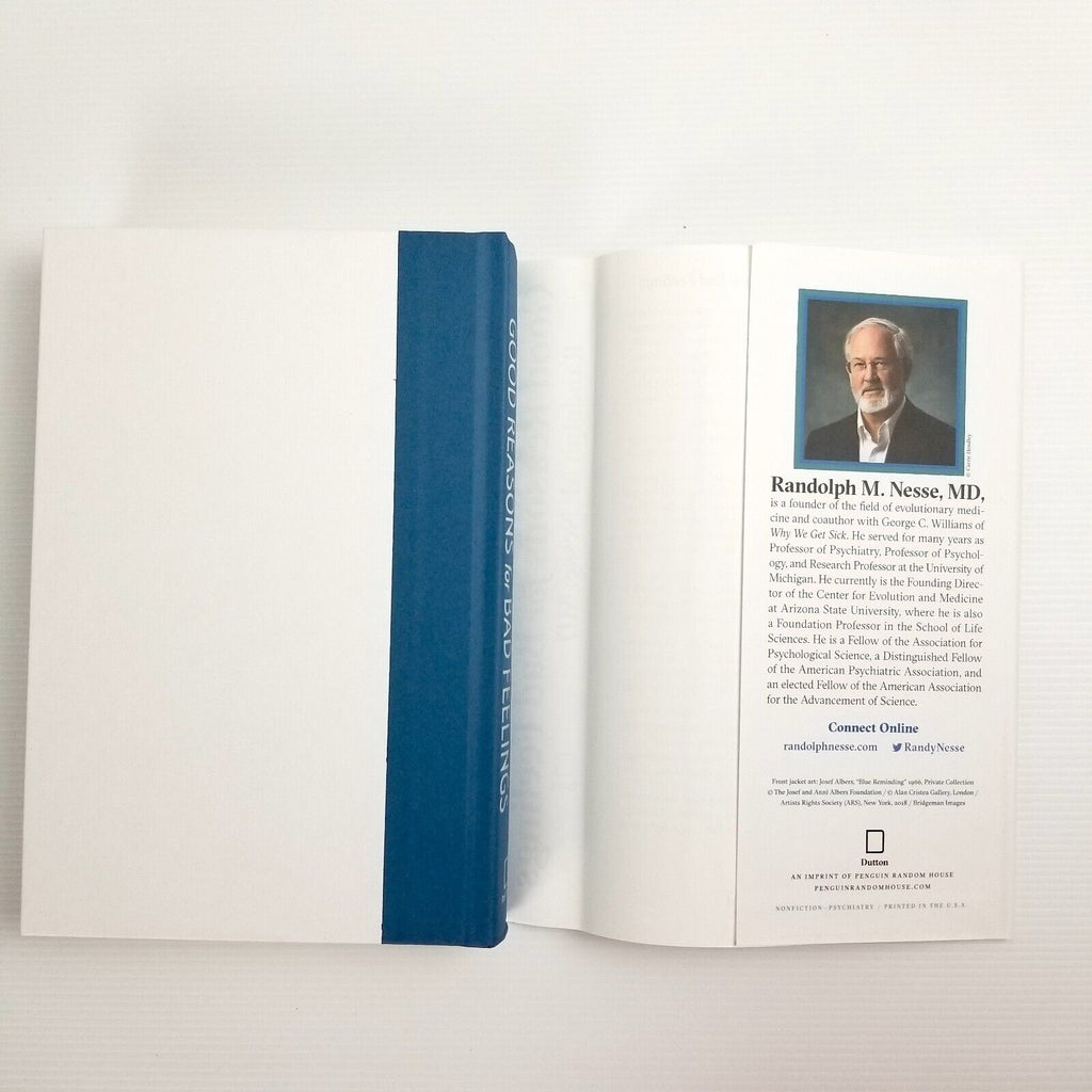 Good Reasons for Bad Feelings by Randolph M. Nesse MD Hardcover 2019 Psychiatry