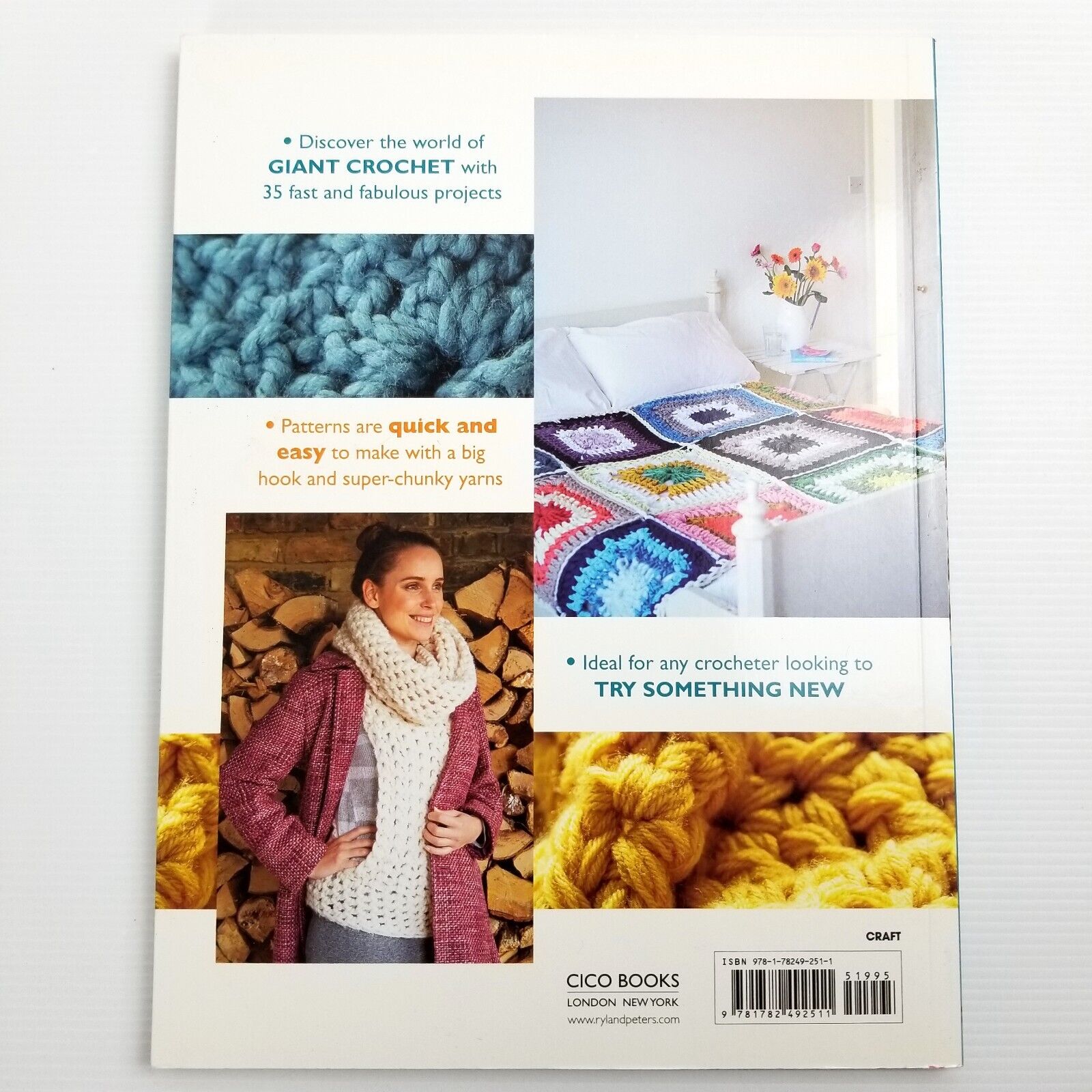 Big Hook Crochet: 35 Projects to Crochet by Emma Friedlander-Collins, Paperback