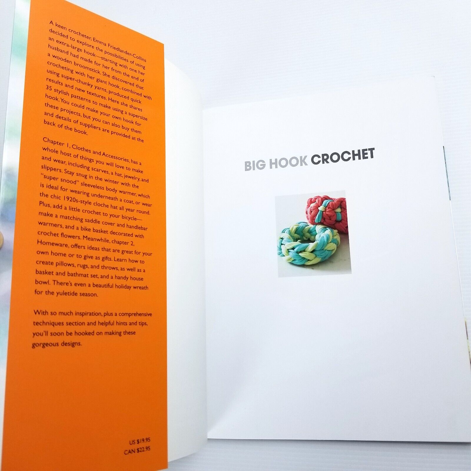 Big Hook Crochet: 35 Projects to Crochet by Emma Friedlander-Collins, Paperback