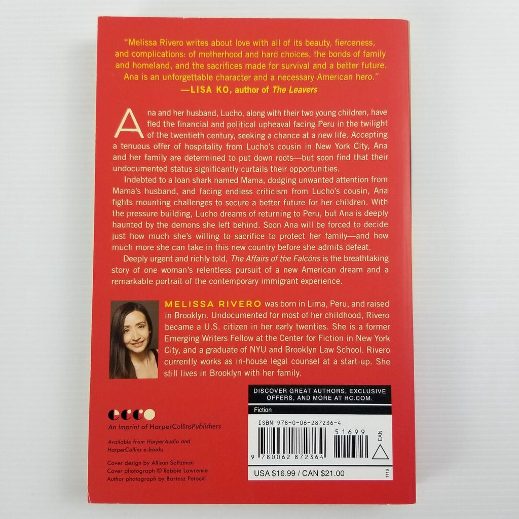 The Affairs of the Falcóns: A Novel by Melissa Rivero (English) Paperback Book