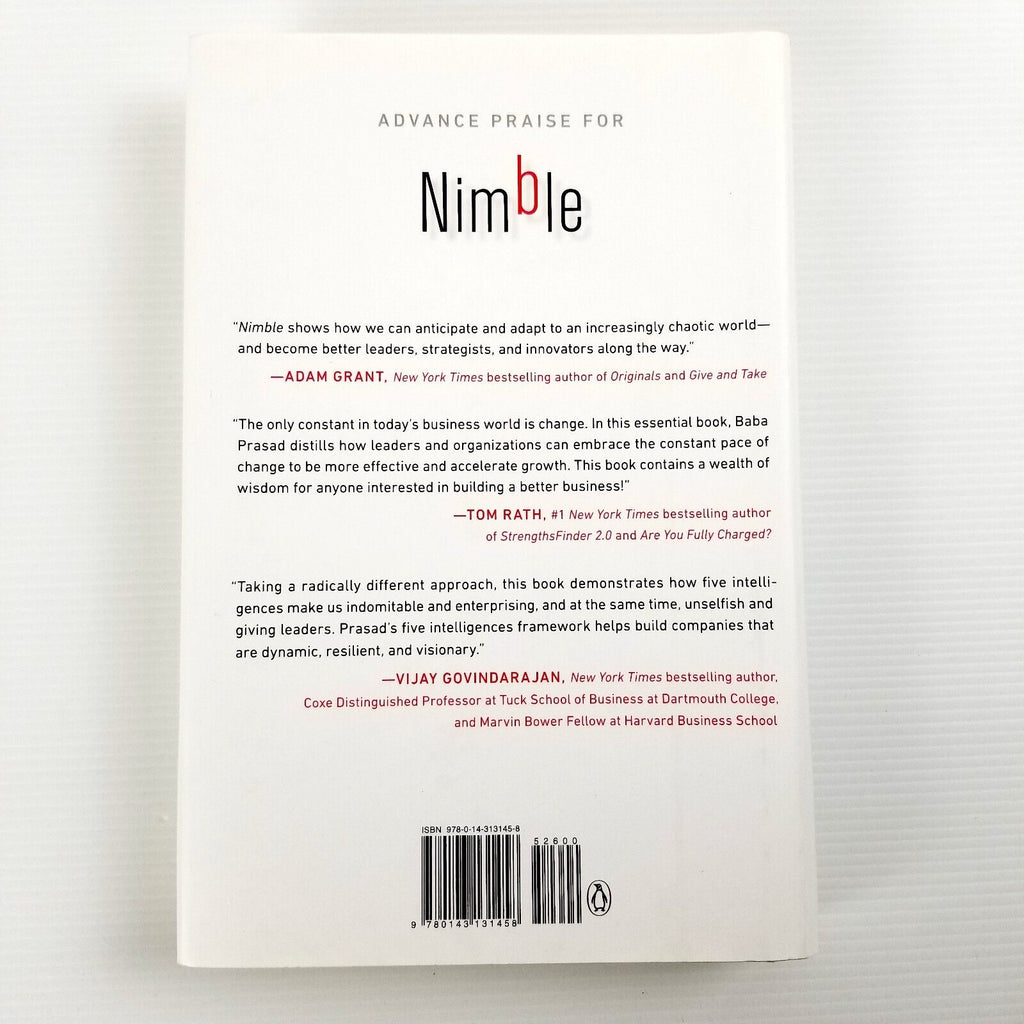 Nimble: Make Yourself and Your Company Resilient by Baba Prasad (Hardcover 2018)