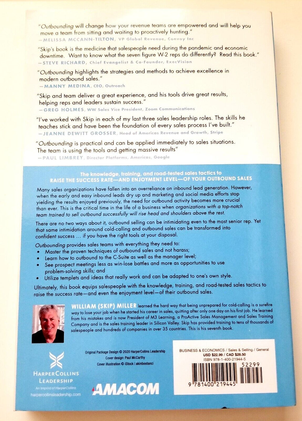 Outbounding: Win New Customers with Outbound Sales by William "Skip" Miller