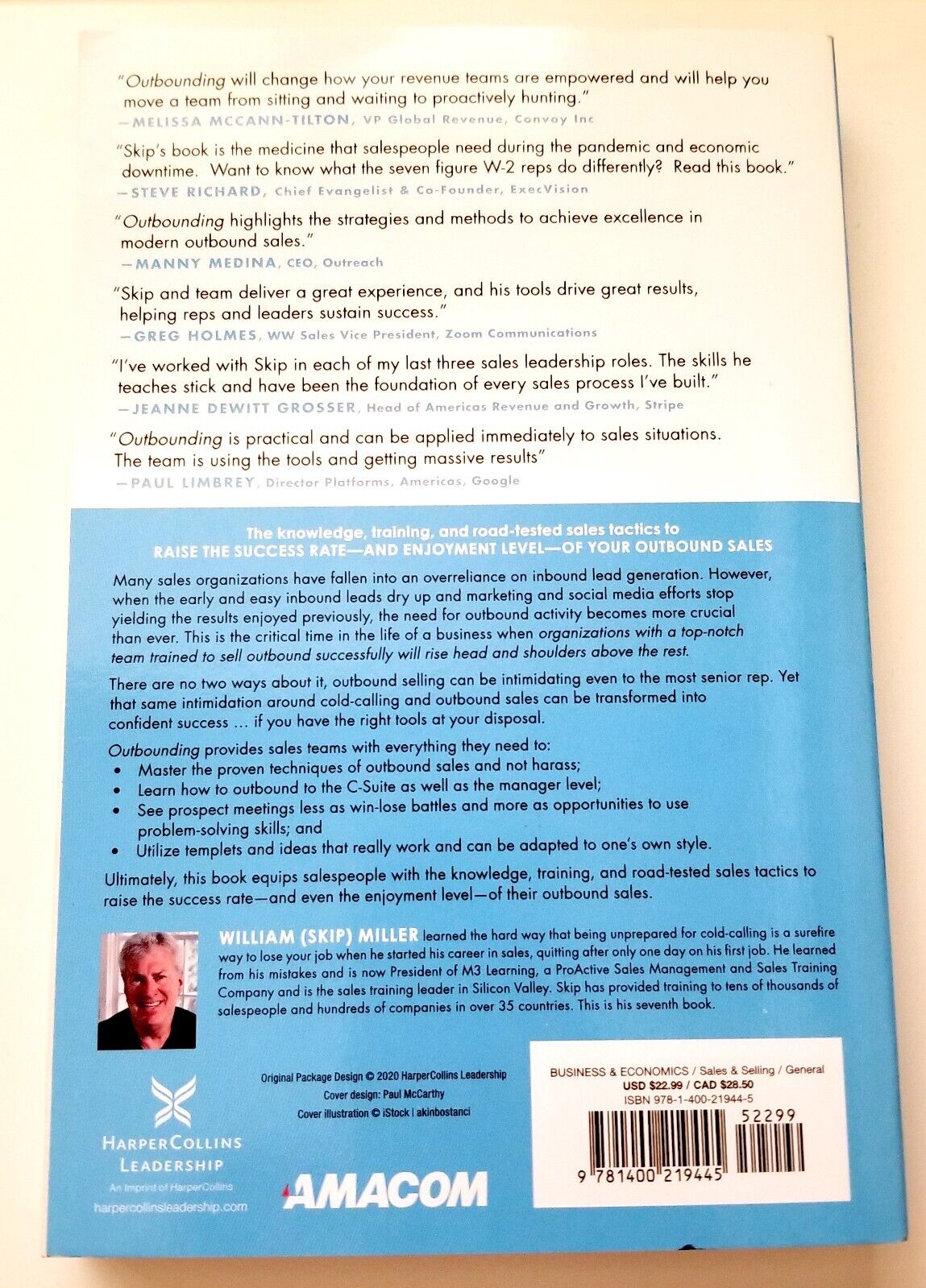 Outbounding: Win New Customers with Outbound Sales by William "Skip" Miller