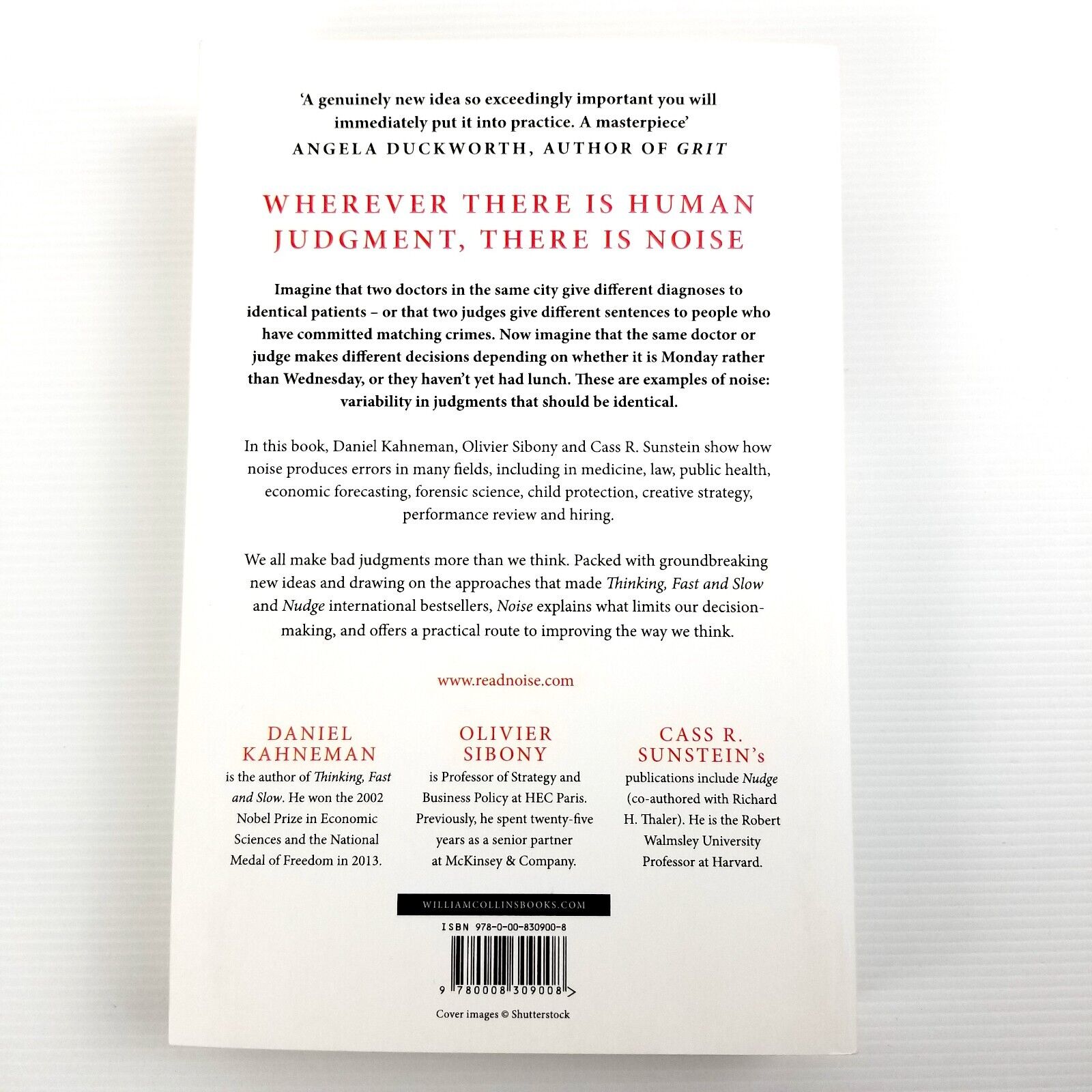 Noise by Olivier Sibony, Daniel Kahneman, Cass R. Sunstein (Paperback, 2021)