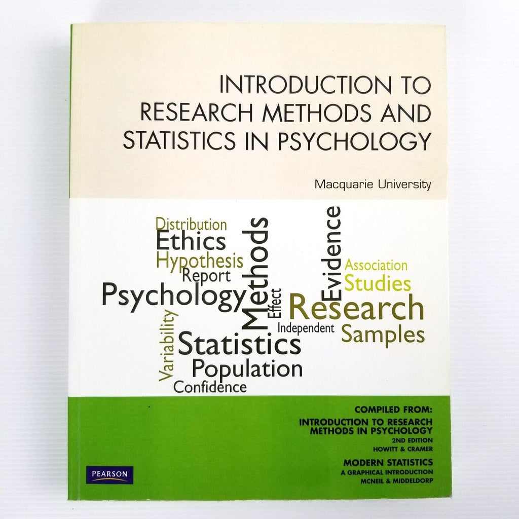 Introduction to Research Methods and Statistics in Psychology Macquarie Uni