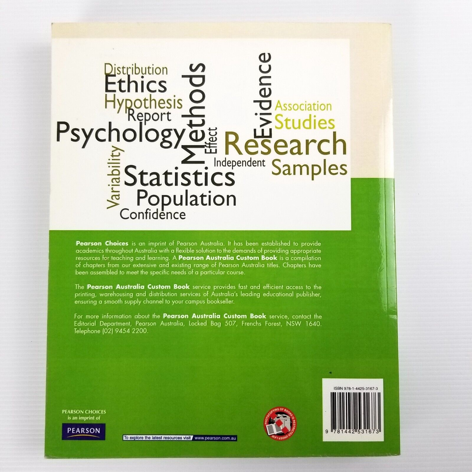 Introduction to Research Methods and Statistics in Psychology Macquarie Uni