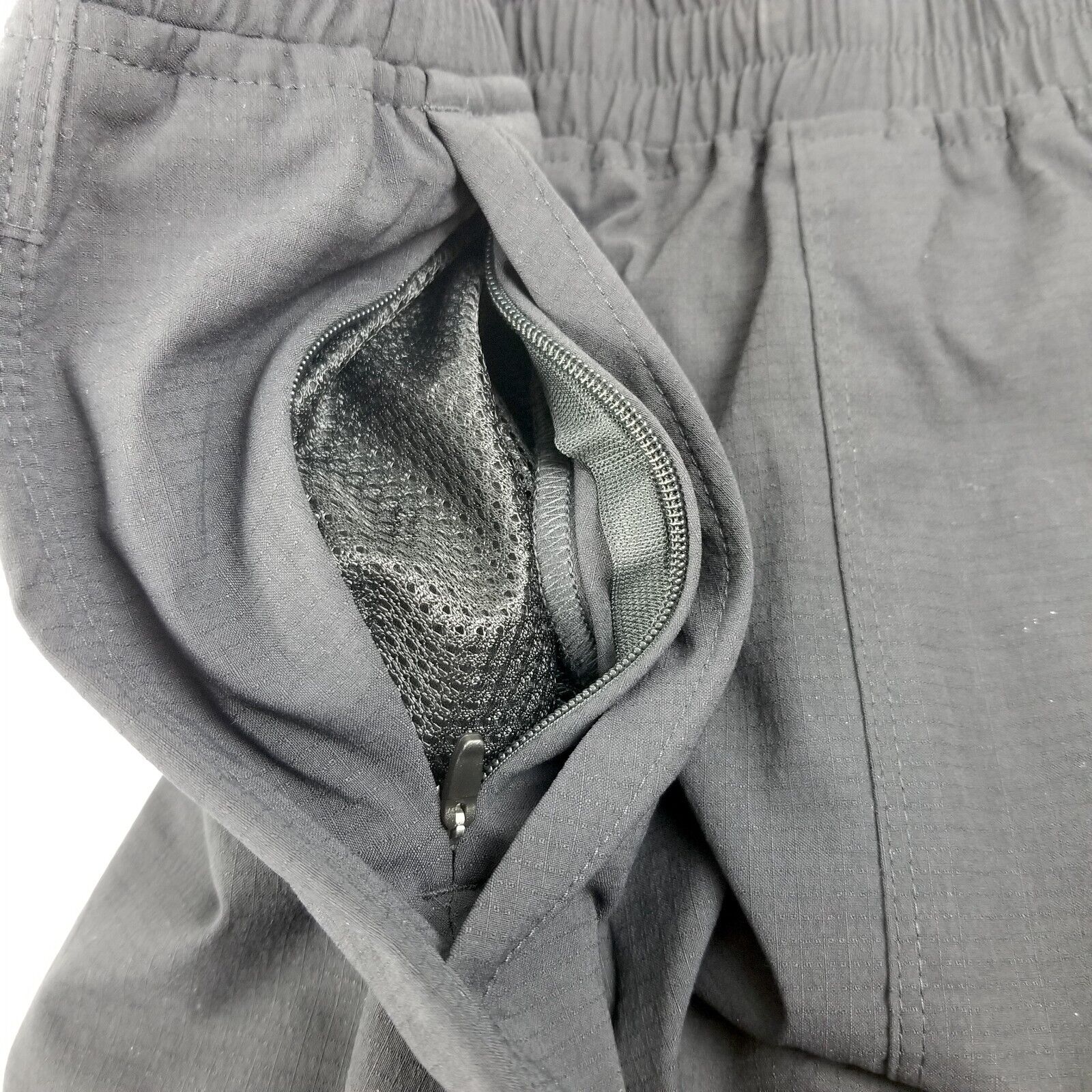 Kathmandu Women's Miro 5" Shorts XS NWT Black Mid-Thigh Pockets Elastic Waist