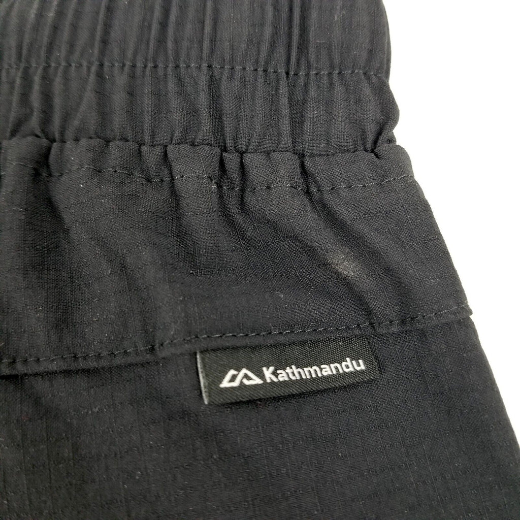 Kathmandu Women's Miro 5" Shorts XS NWT Black Mid-Thigh Pockets Elastic Waist