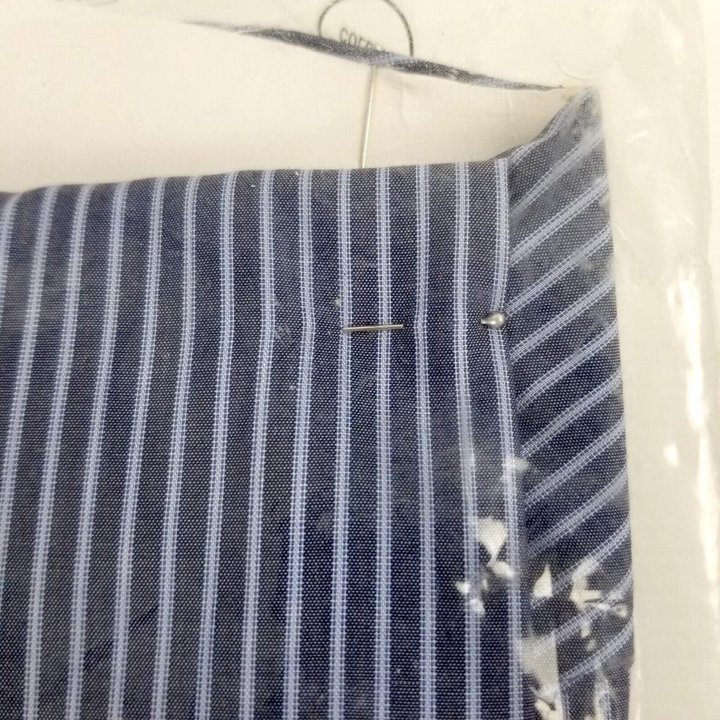 Donald J. Trump Signature Collection Buttoned Dress Shirt Blue Small 15.5 32/33