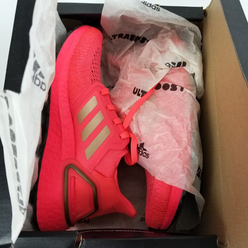 adidas Women's Ultraboost 20 US 5.5 Shoes Signal Pink/Copper Metallic/Core Black