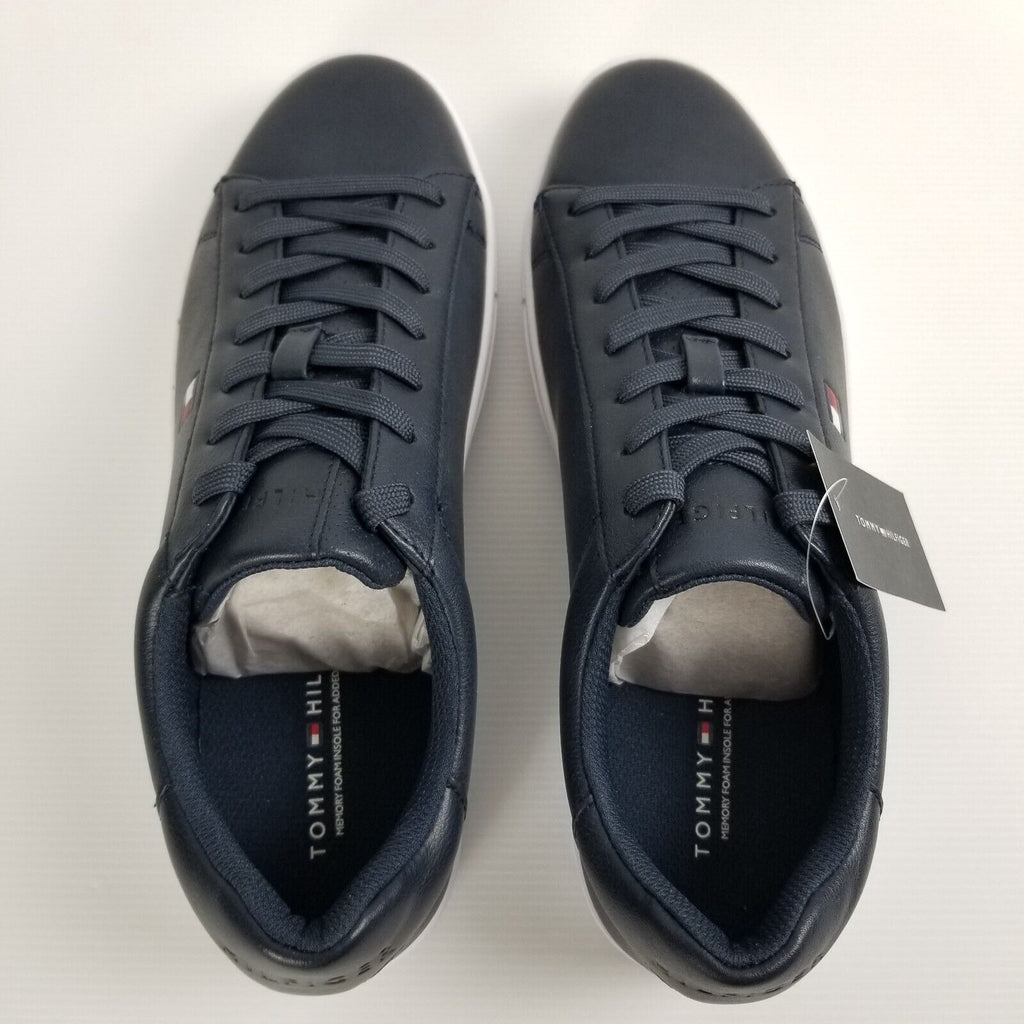 Tommy Hilfiger Men's Brecon Sneaker US 10 Navy Blue Smart Casual Dress Shoes New
