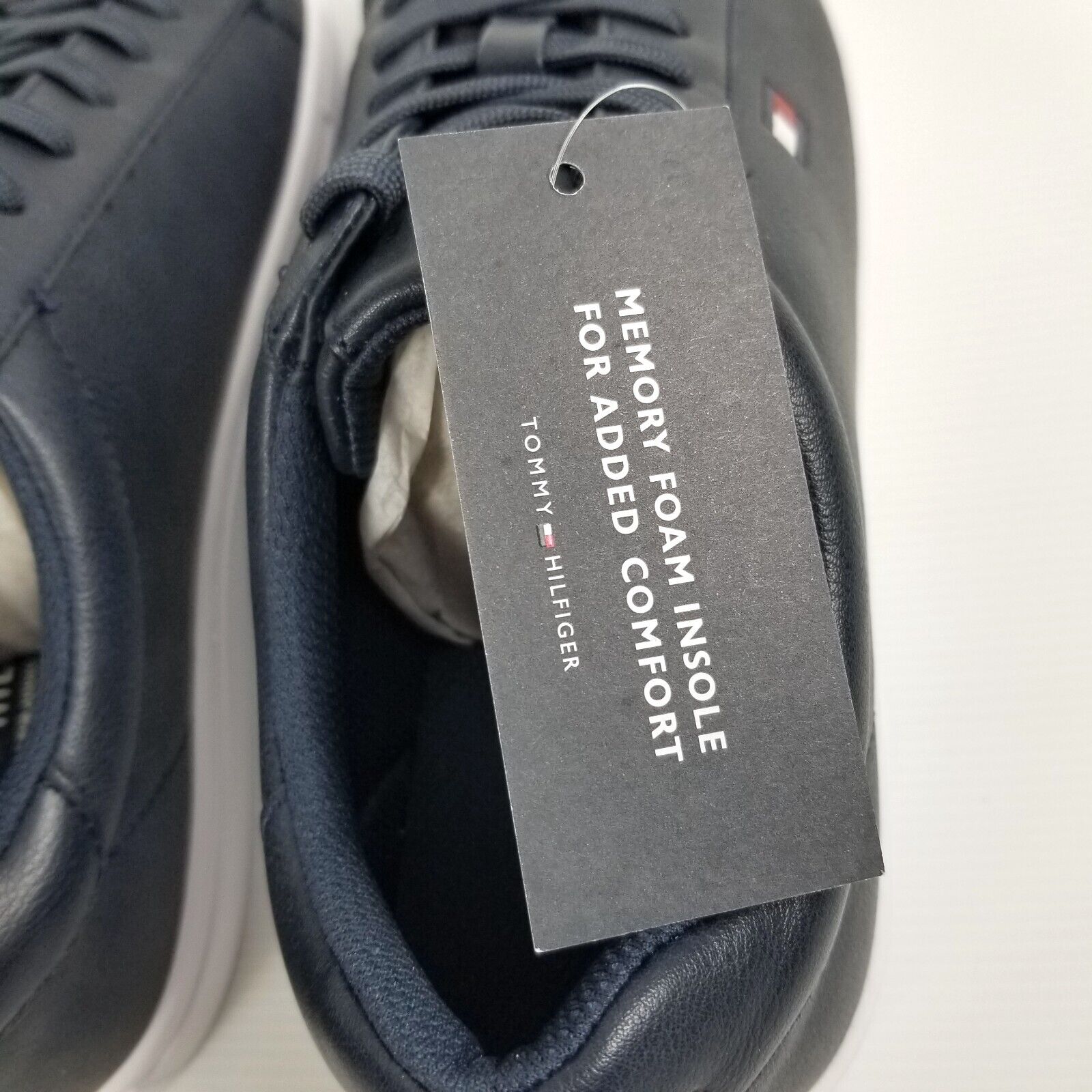 Tommy Hilfiger Men's Brecon Sneaker US 10 Navy Blue Smart Casual Dress Shoes New