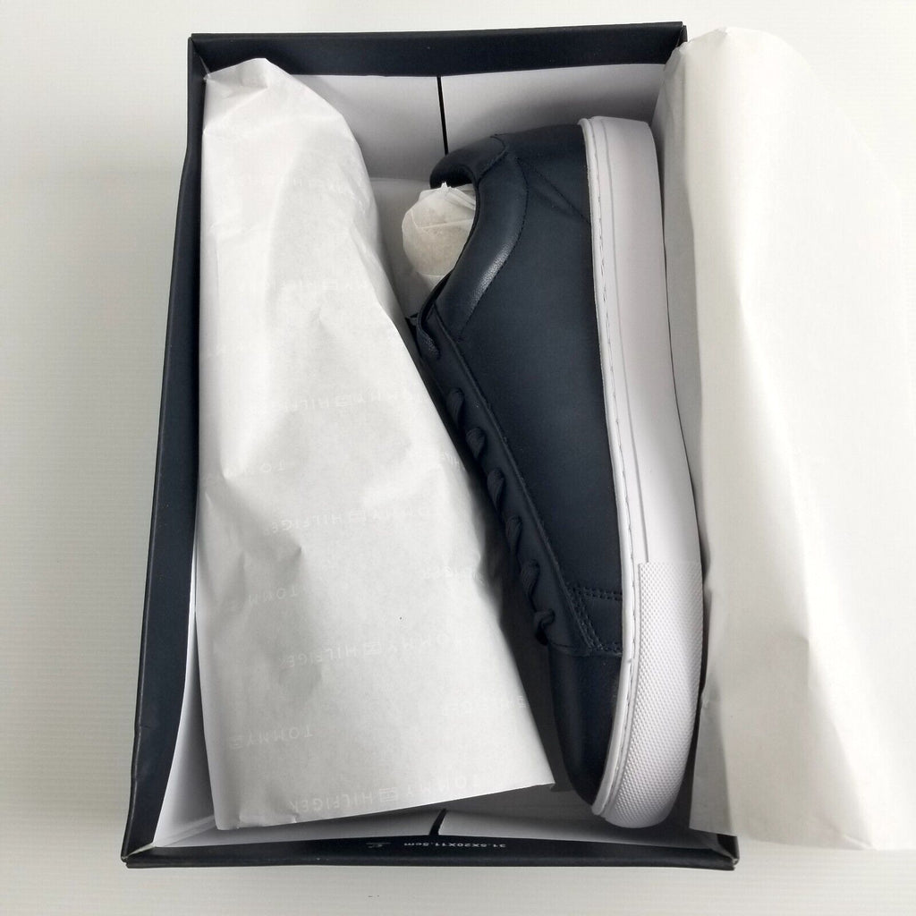Tommy Hilfiger Men's Brecon Sneaker US 10 Navy Blue Smart Casual Dress Shoes New