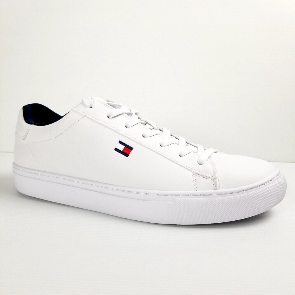 Tommy Hilfiger Men's Brecon Sneaker US 11 M White Smart Casual Dress Shoes New
