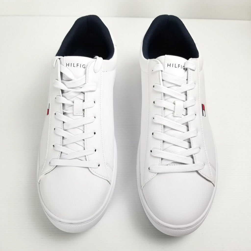 Tommy Hilfiger Men's Brecon Sneaker US 11 M White Smart Casual Dress Shoes New