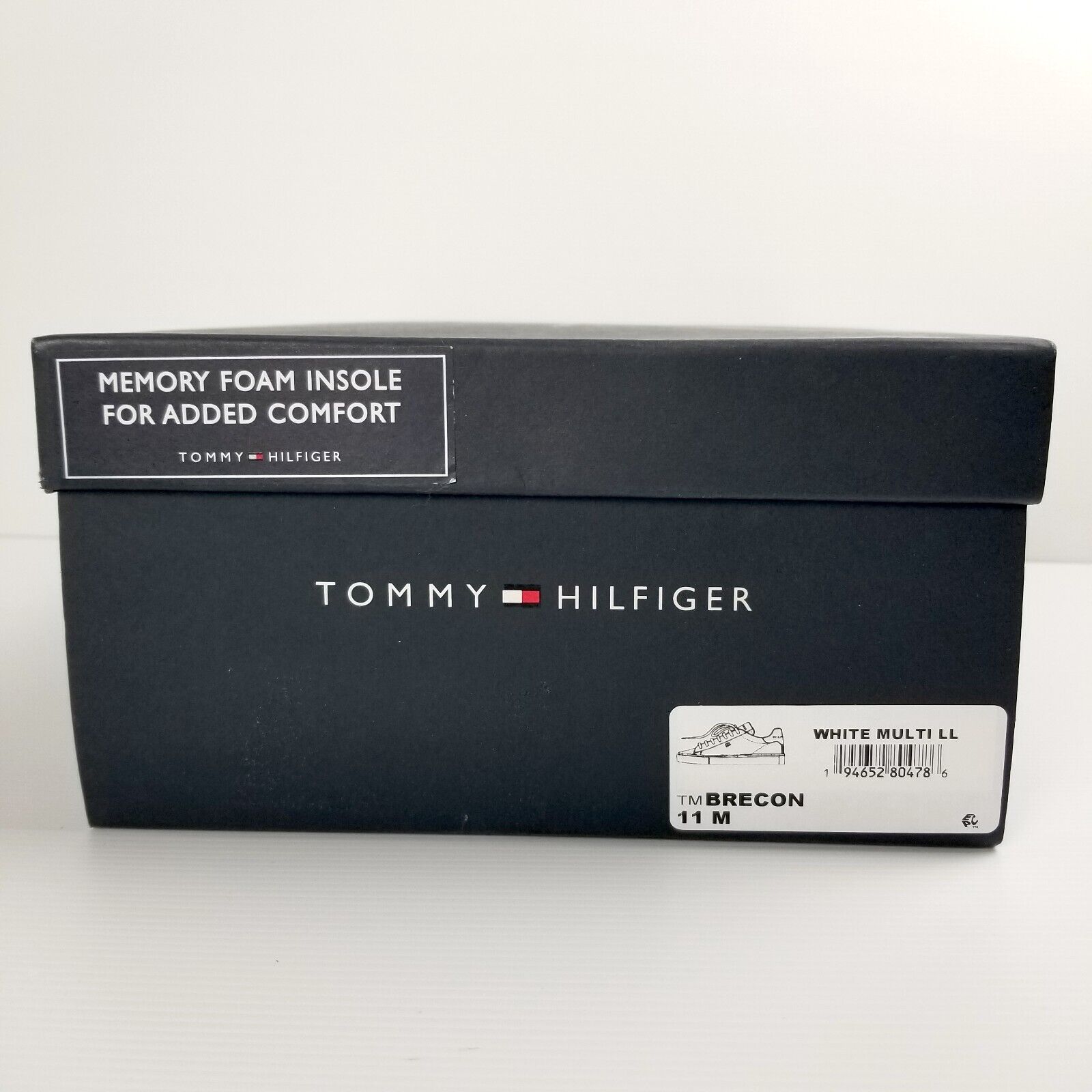 Tommy Hilfiger Men's Brecon Sneaker US 11 M White Smart Casual Dress Shoes New