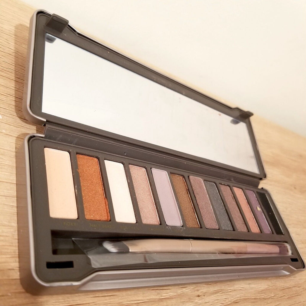 12-Shade Eyeshadow Palette Nude Beige Purple Tones Smokey Eye Glitter Matte 2nd