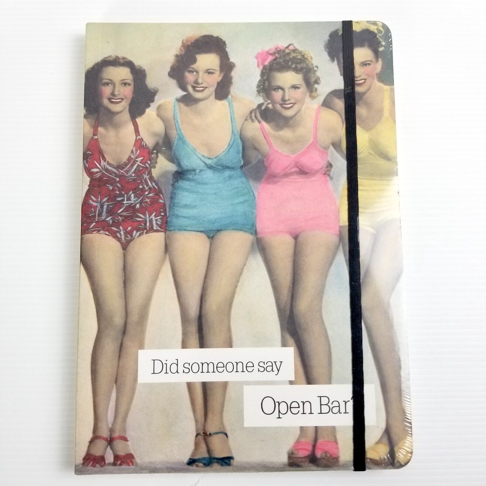 "Did Someone Say Open Bar" Journal Retro Women Paperback Writing Diary Notebook