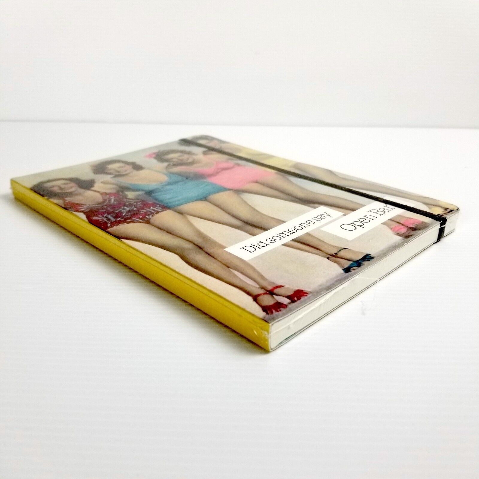"Did Someone Say Open Bar" Journal Retro Women Paperback Writing Diary Notebook