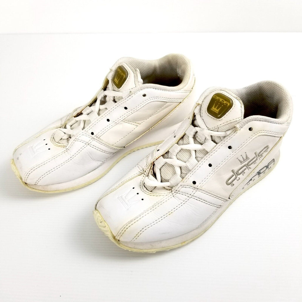 DADA Supreme Vintage Sneakers Shoes White Silver US 3.5 EUR 35.5 Hip Hop 90s Y2K
