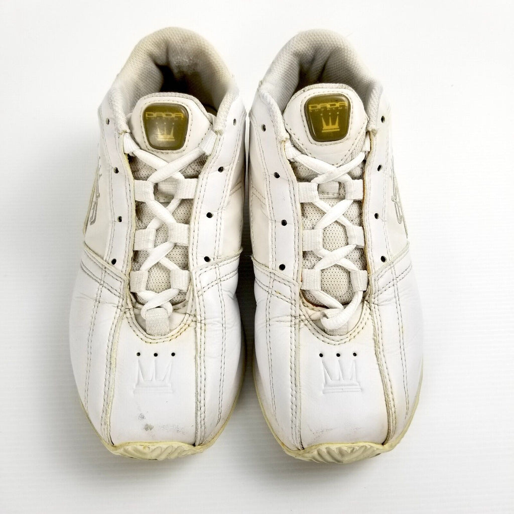 DADA Supreme Vintage Sneakers Shoes White Silver US 3.5 EUR 35.5 Hip Hop 90s Y2K