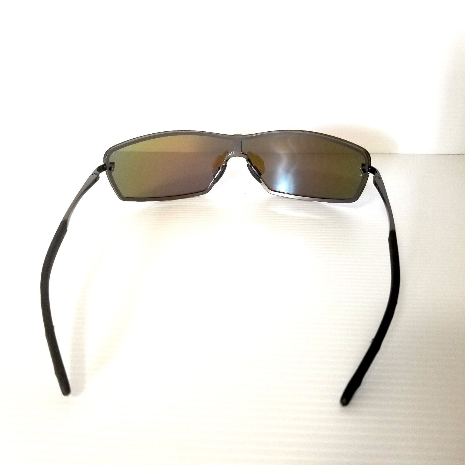 Kingseven Men's Lightweight Sports Sunglasses Blue Mirror Lens 139mm Slim Frame