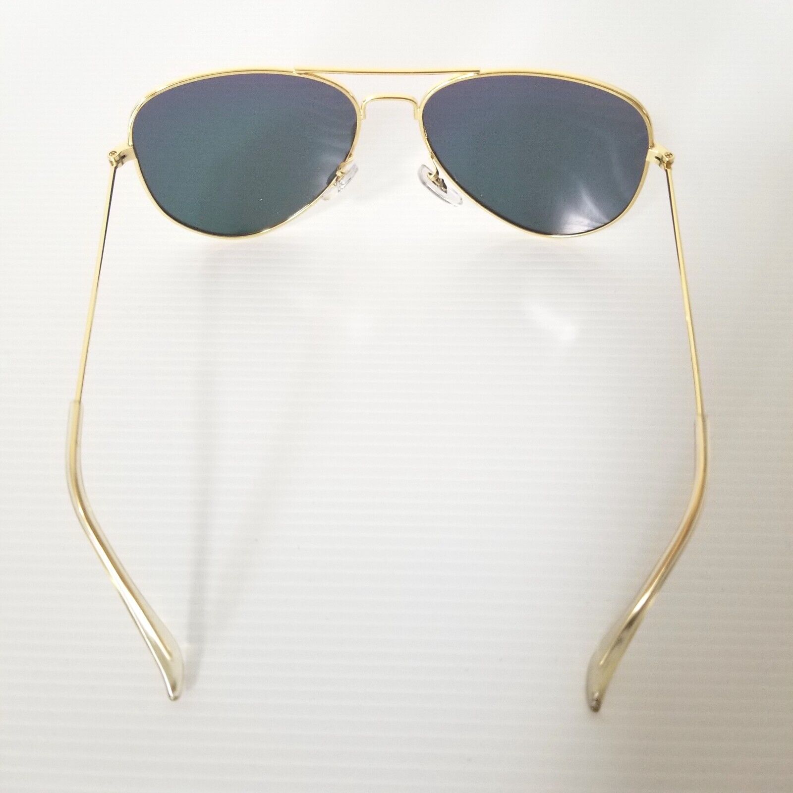 Kingseven Aviator Polarised Sunglasses Gold Frame Reflective Lens Lightweight