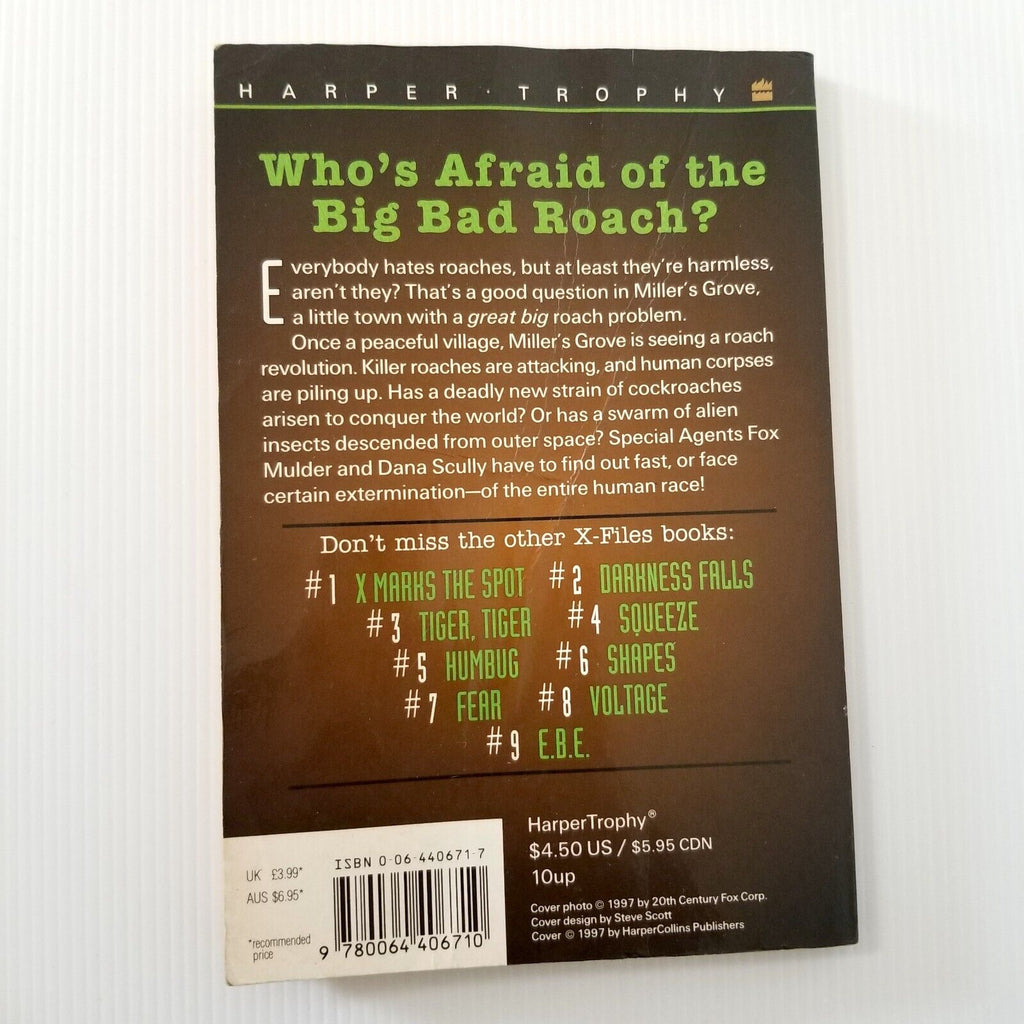 X-Files: Die, Bug, Die! No. 10 by Les Martin 1997 Paperback Vintage