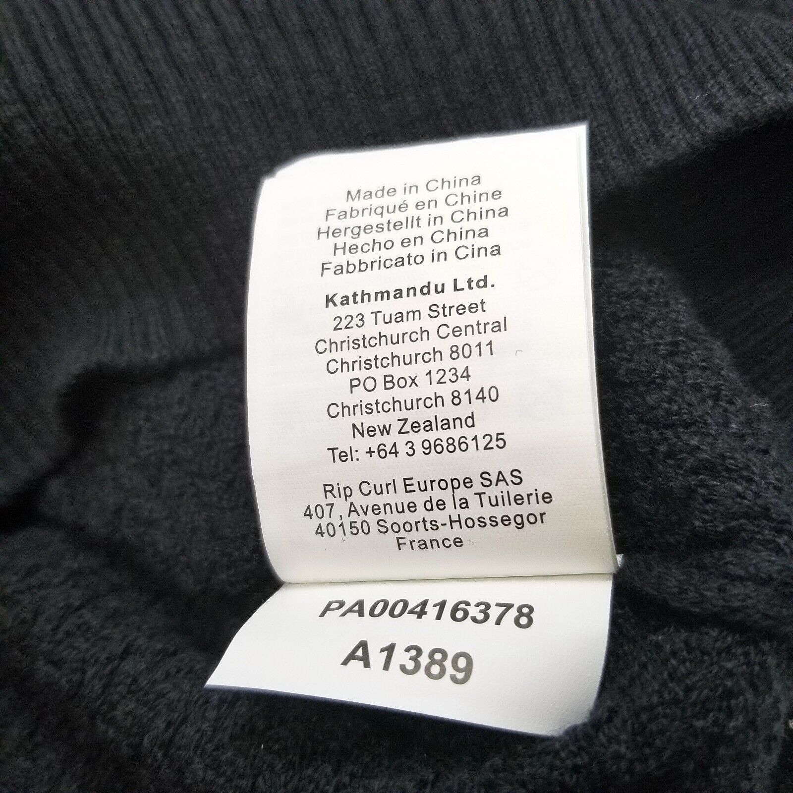 Kathmandu Kamana Women's Knitted Pullover Size 10 Black Jumper Sweater New NWT