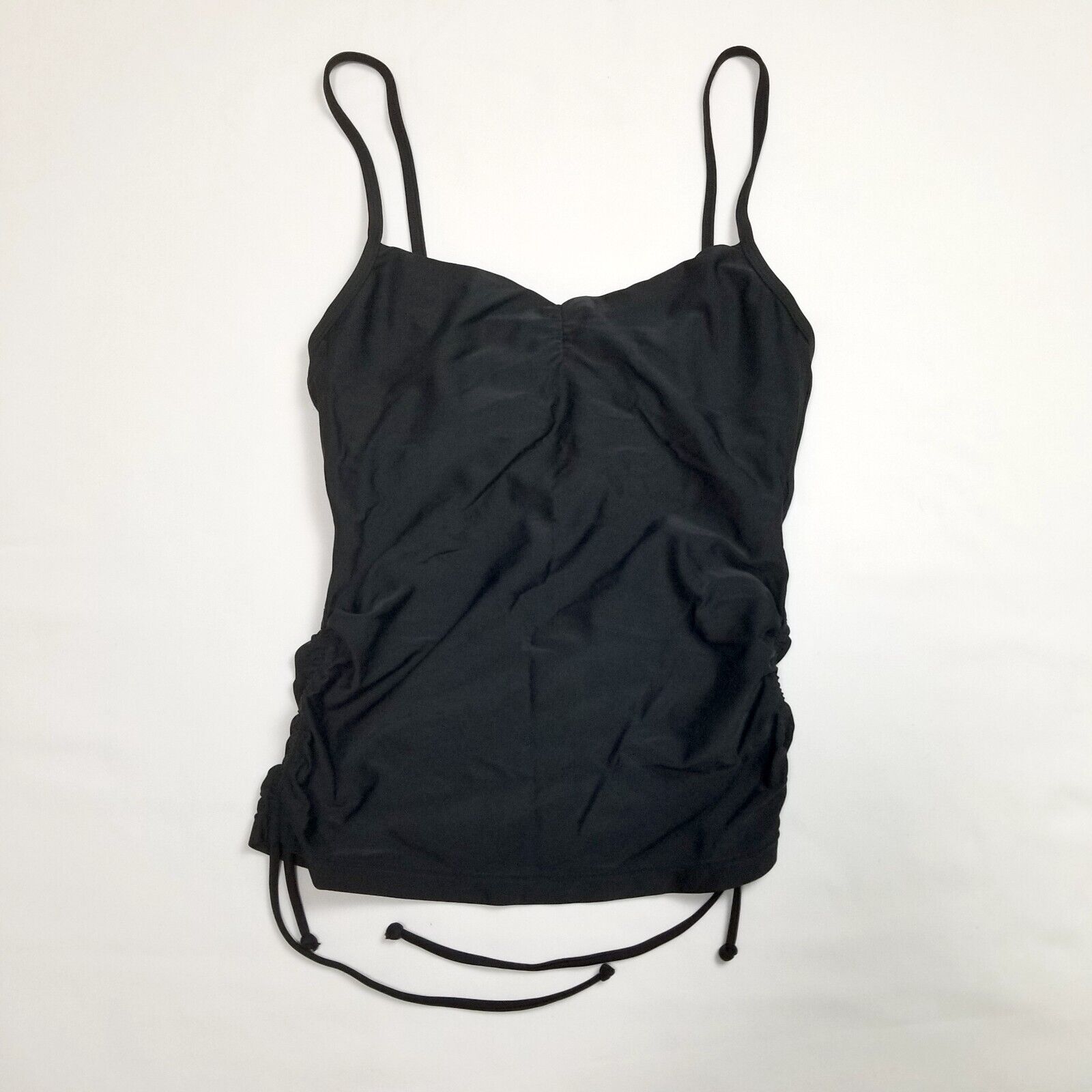 Seafolly Australia Women's 10 Black Swimwear Full Top Stretchy Swim Wear Tank
