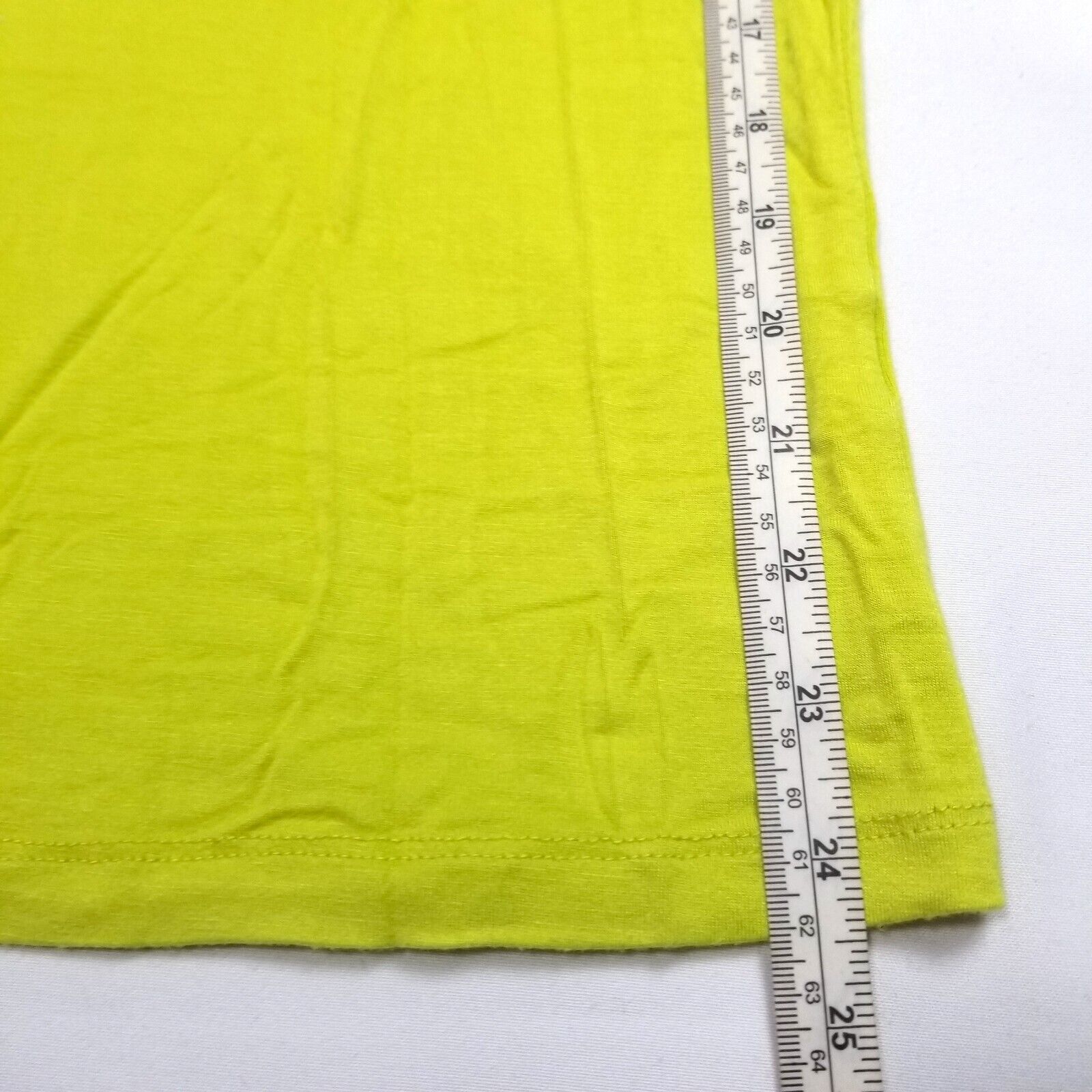 Curvy Women's 12 Lime Green Blouse Top Shirt Cap Sleeves Stretchy Cotton Blend