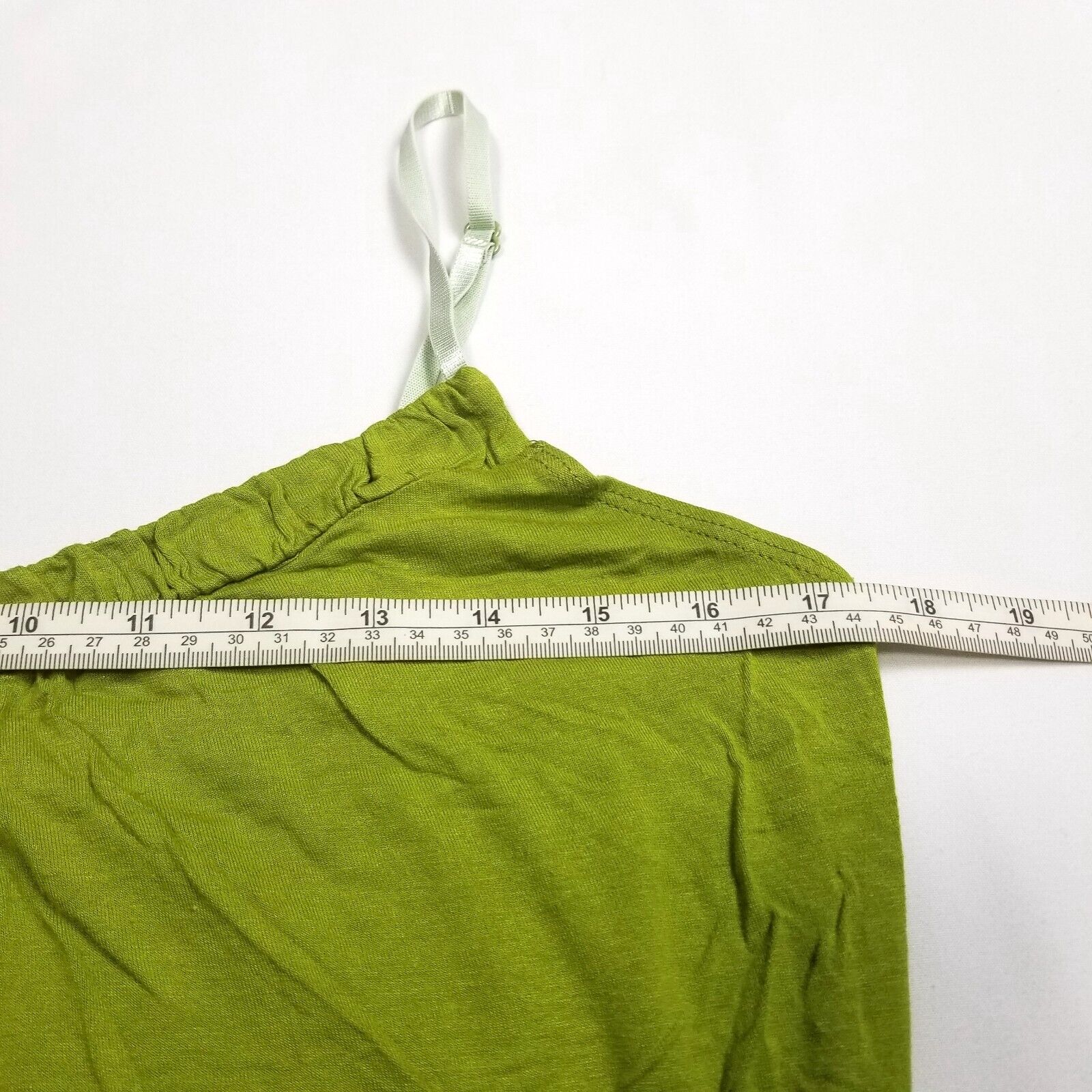 VTG Events Women's M Lime Green Blouse Singlet Top Sweetheart Neckline Stretch