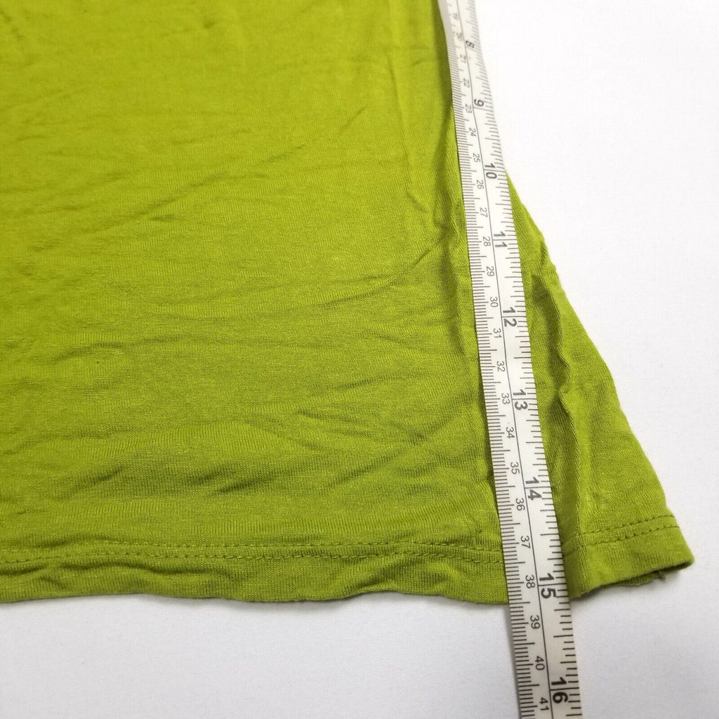 VTG Events Women's M Lime Green Blouse Singlet Top Sweetheart Neckline Stretch