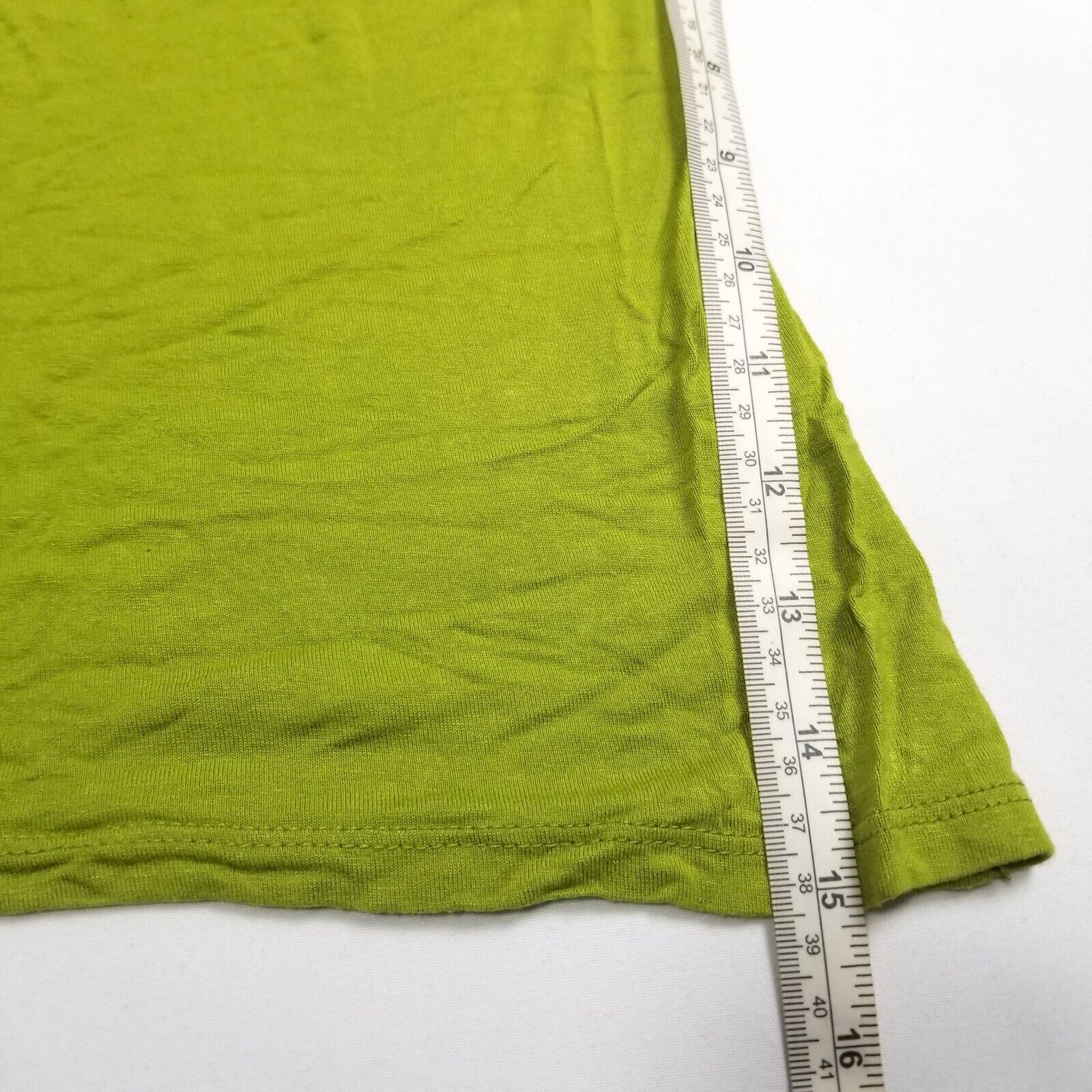 VTG Events Women's M Lime Green Blouse Singlet Top Sweetheart Neckline Stretch