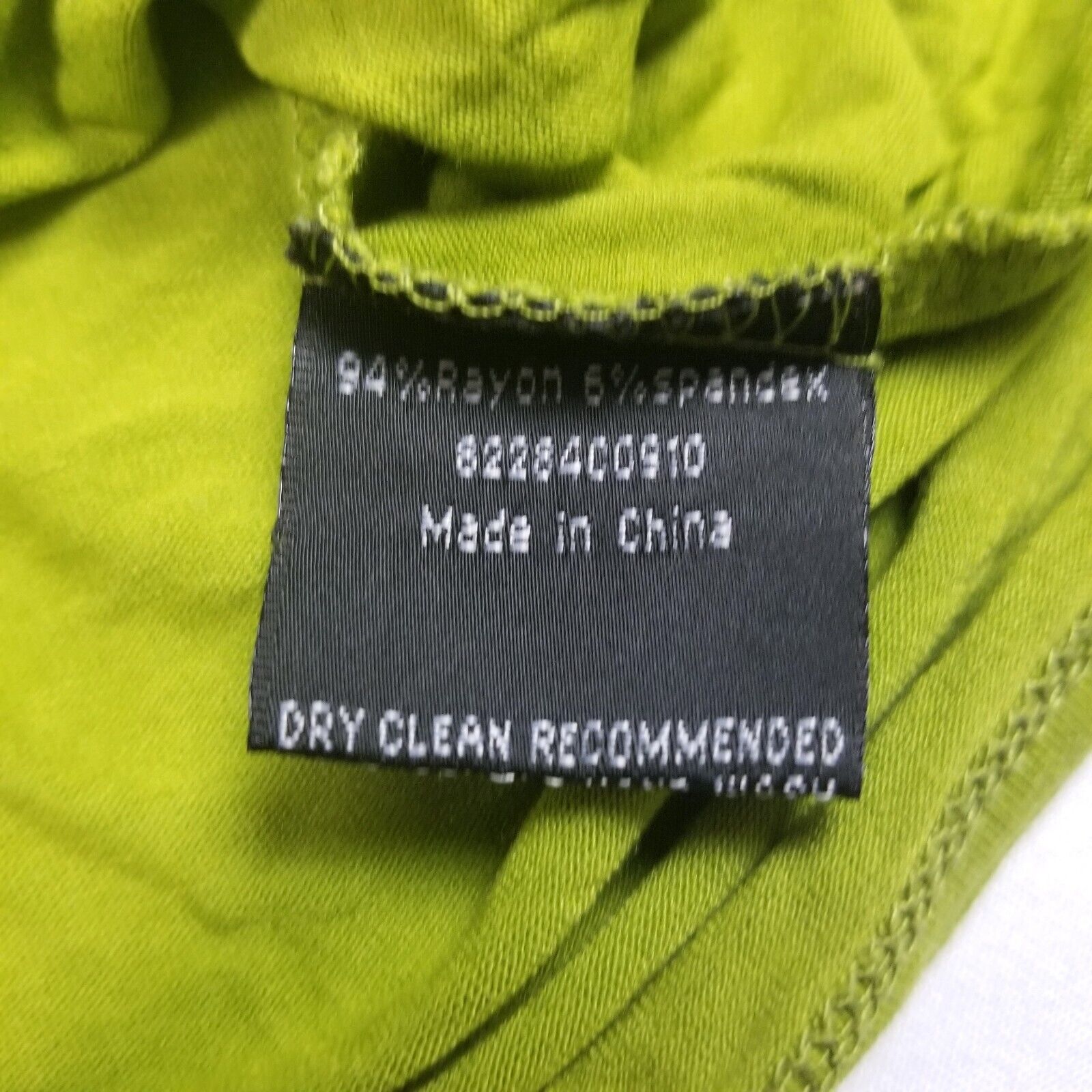 VTG Events Women's M Lime Green Blouse Singlet Top Sweetheart Neckline Stretch