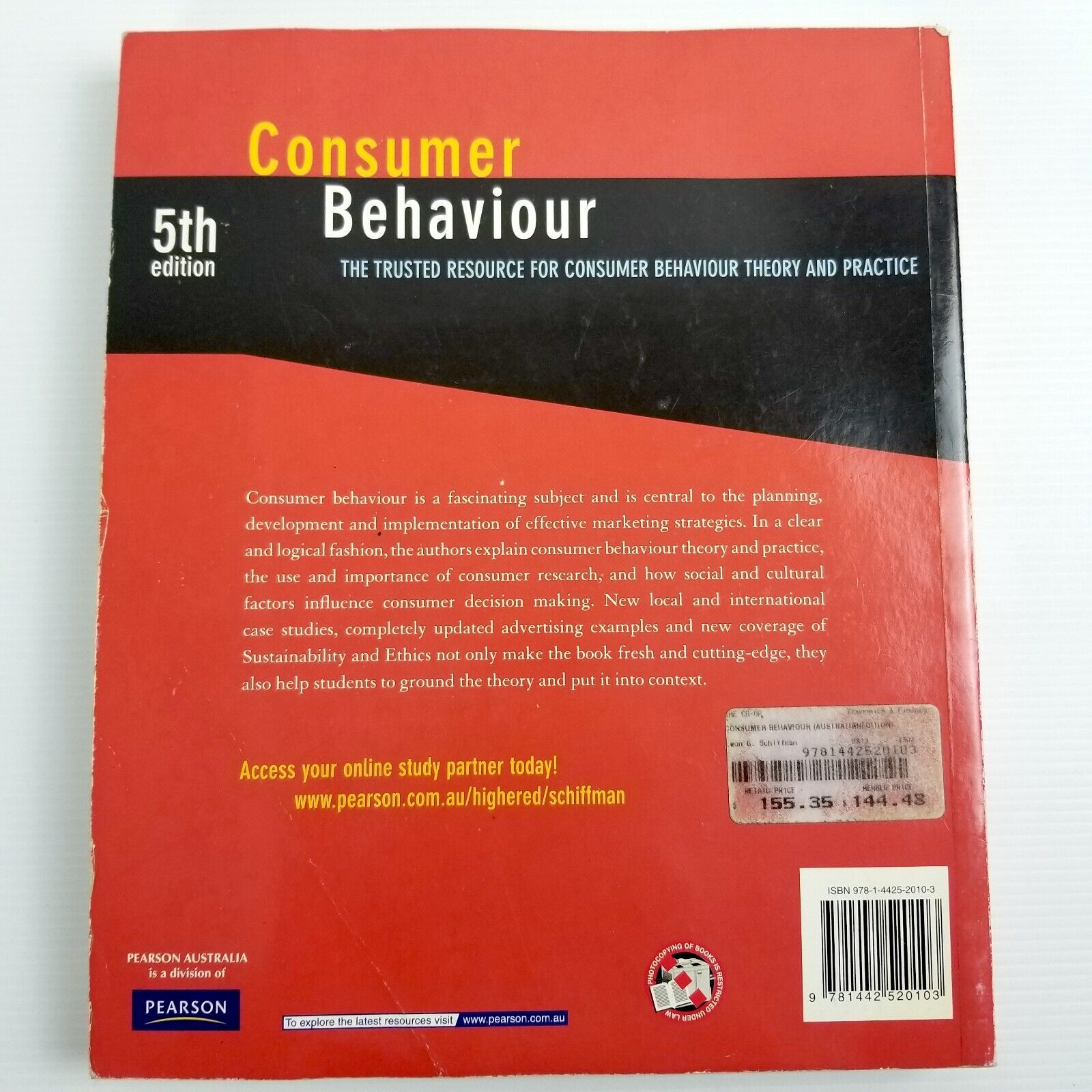 Consumer Behaviour 5th Edition Leon G. Schiffman, Angela Paladino, David Bednall