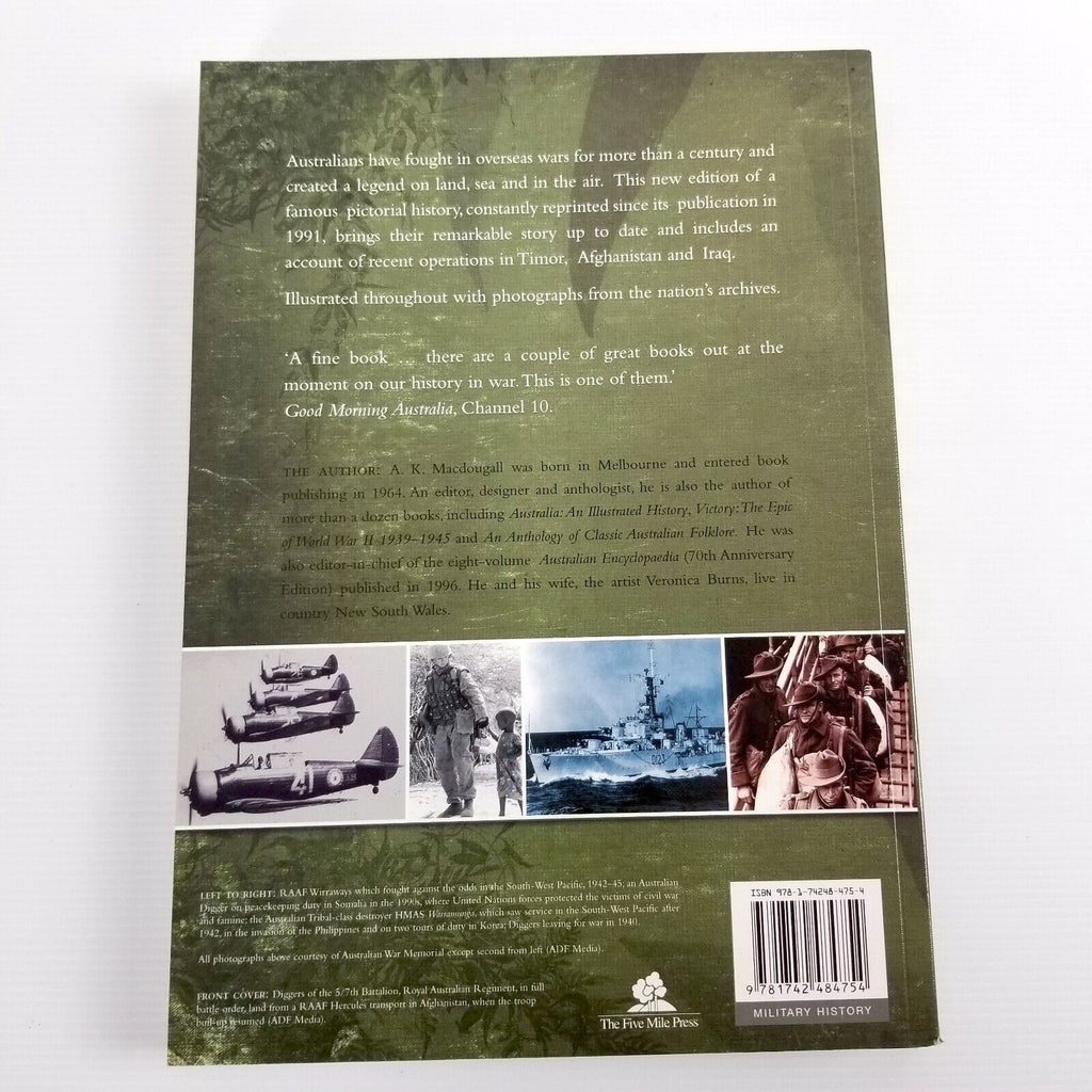 Australians At War: A Pictorial History by A. K. Macdougall ANZAC Military War