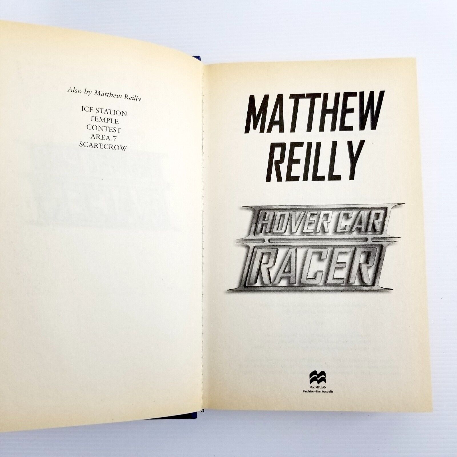 Hover Car Racer by Matthew Reilly (Hardcover, 2004) Racing Sport Young Adult