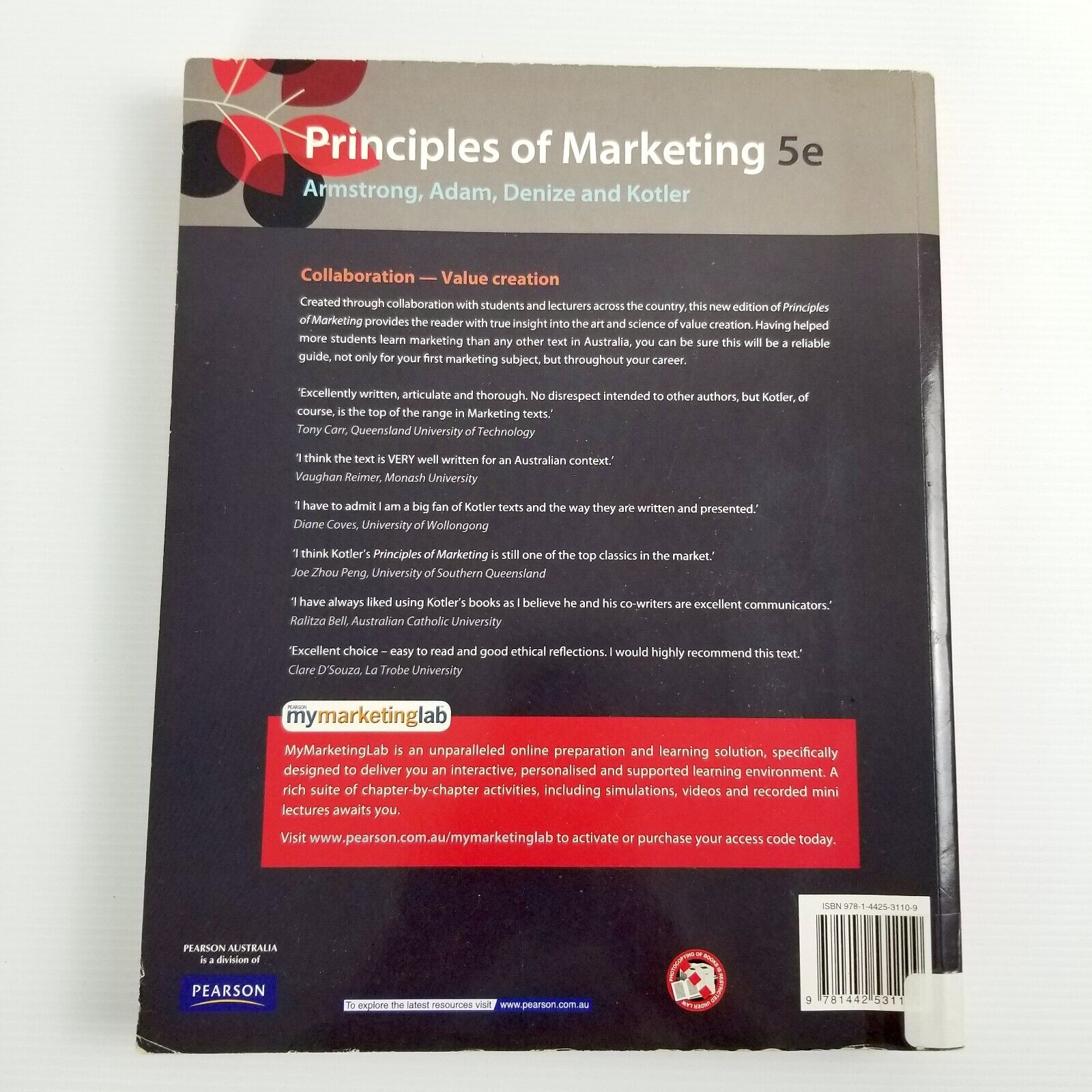 Principles of Marketing by Gary Armstrong, Sara Denize, Phillip Kotler, Stewart
