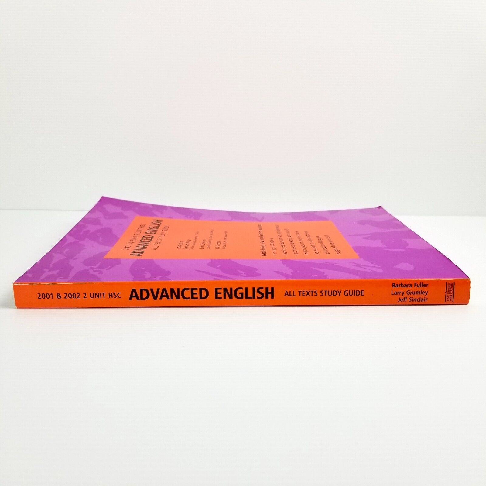 3x Advanced English Textbooks Study Guides HSC Highschool Workbook Like New