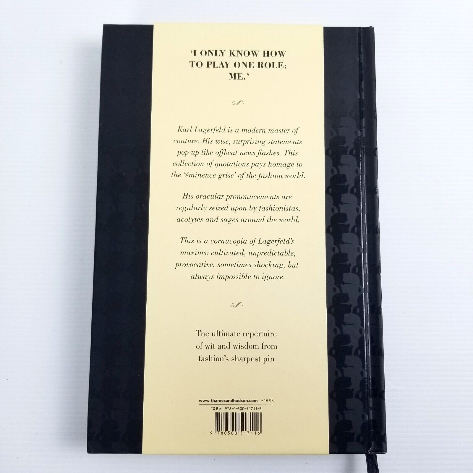 The World According to Karl: The Wit and Wisdom of Karl Lagerfeld Hardcover 2013