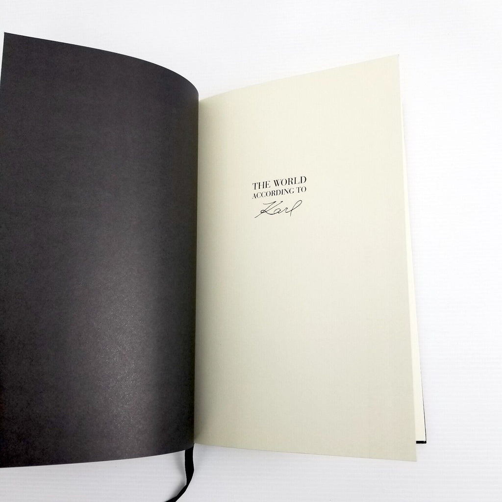 The World According to Karl: The Wit and Wisdom of Karl Lagerfeld Hardcover 2013